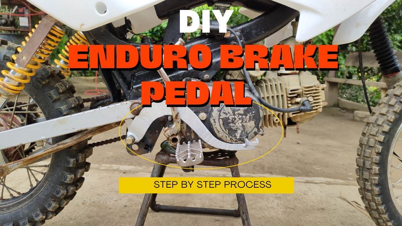 DIY Enduro Brake Pedal || Napakadaling gawin