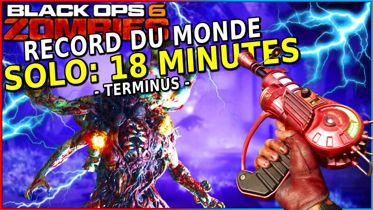 RECORD DU MONDE: Il est MEILLEUR EN SOLO que 3 JOUEURS 😅 | Black Ops 6 Zombies (Terminus)