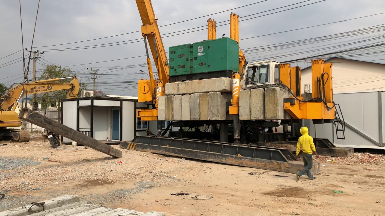 Hydraulic pile press