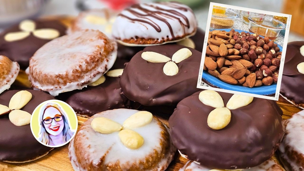 Besser als vom Bäcker: Elisenlebkuchen mit gerösteten Nüssen  – Saftig, aromatisch & schön dekoriert