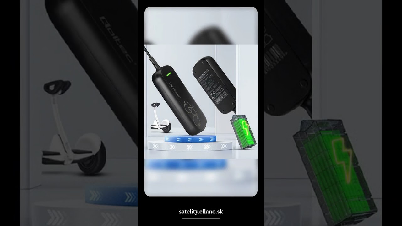 Qoltec 42V/2A r&yacute;chlonab&iacute;jačka pre e-bike a Xiaomi kolobežky IP54