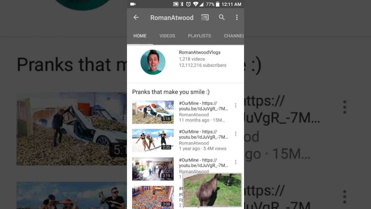 Roman Atwood Has been Hacked By #OurMine