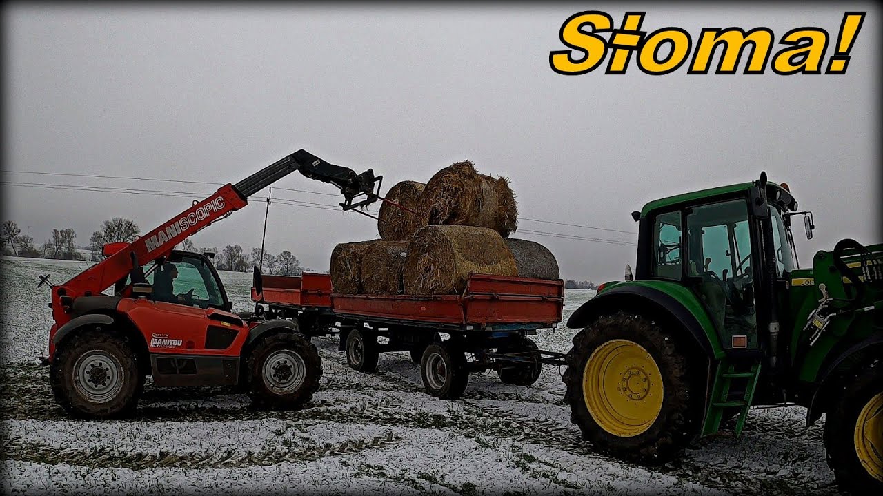 Wyjazd Po Słomę - Jeleń Nie Dał Rady! Znowu Wyciek Oleju W Manitou