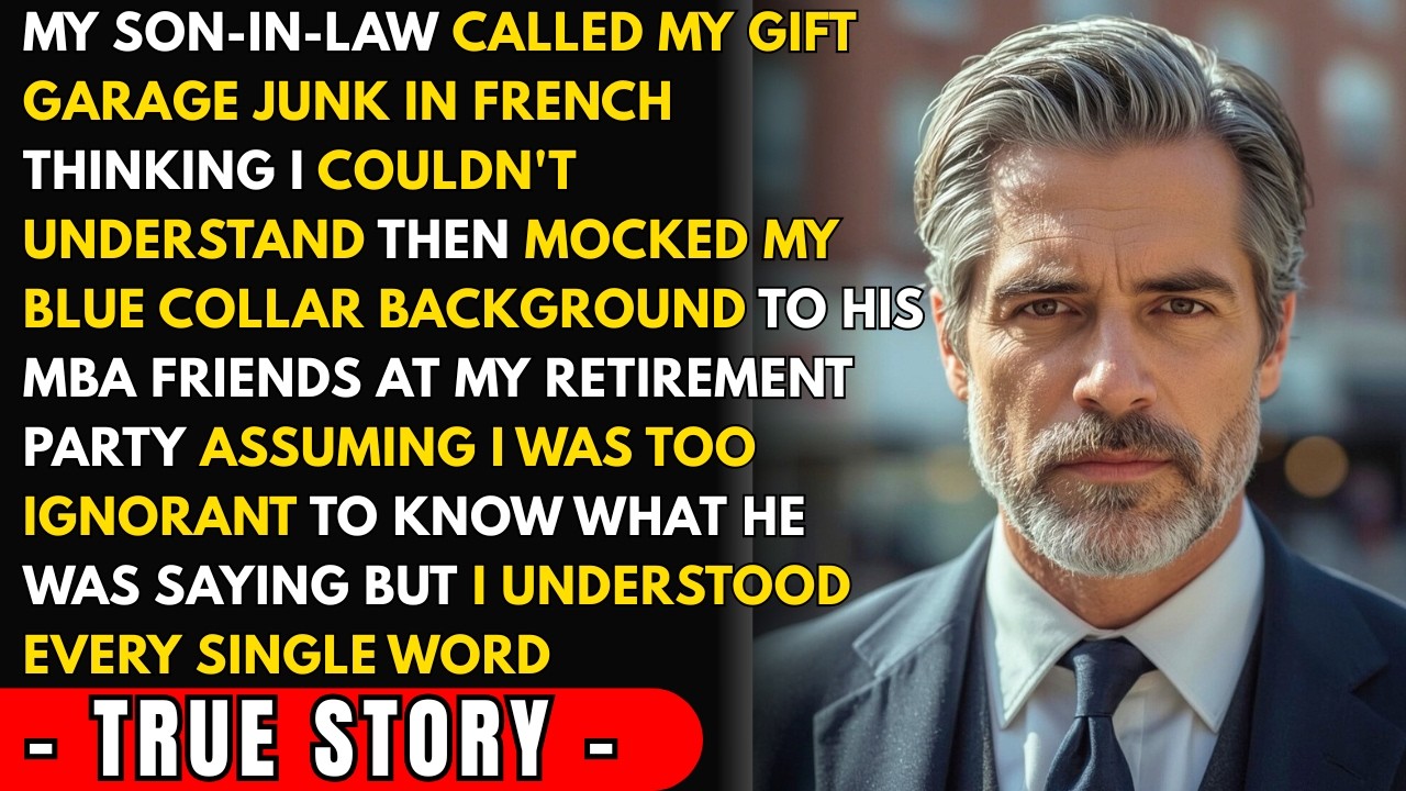 My Son-In-Law Mocked My 'Cheap Gift' In French, Thinking I Couldn't Understand — I Replied Fluently