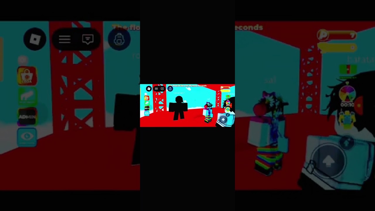 JOGANDO CHÃO E LAVA NO ROBLOX