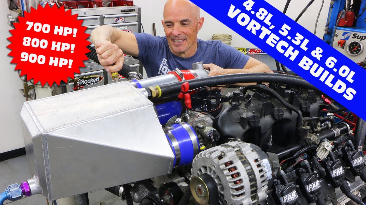 HOW TO SUPERCHARGE YOUR 4.8L, 5.3L & 6.0L LS! 700-HP, 800-HP & 900-HP VORTECH CARB & EFI COMBOS!