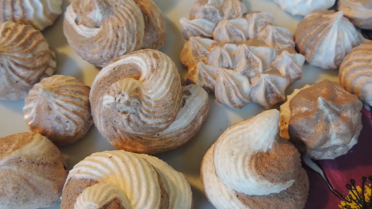 Merengues Marmolados con Almendra y Nuez | Despedimos 2025, Bienvenido 2026 | solo 4 ingredientes