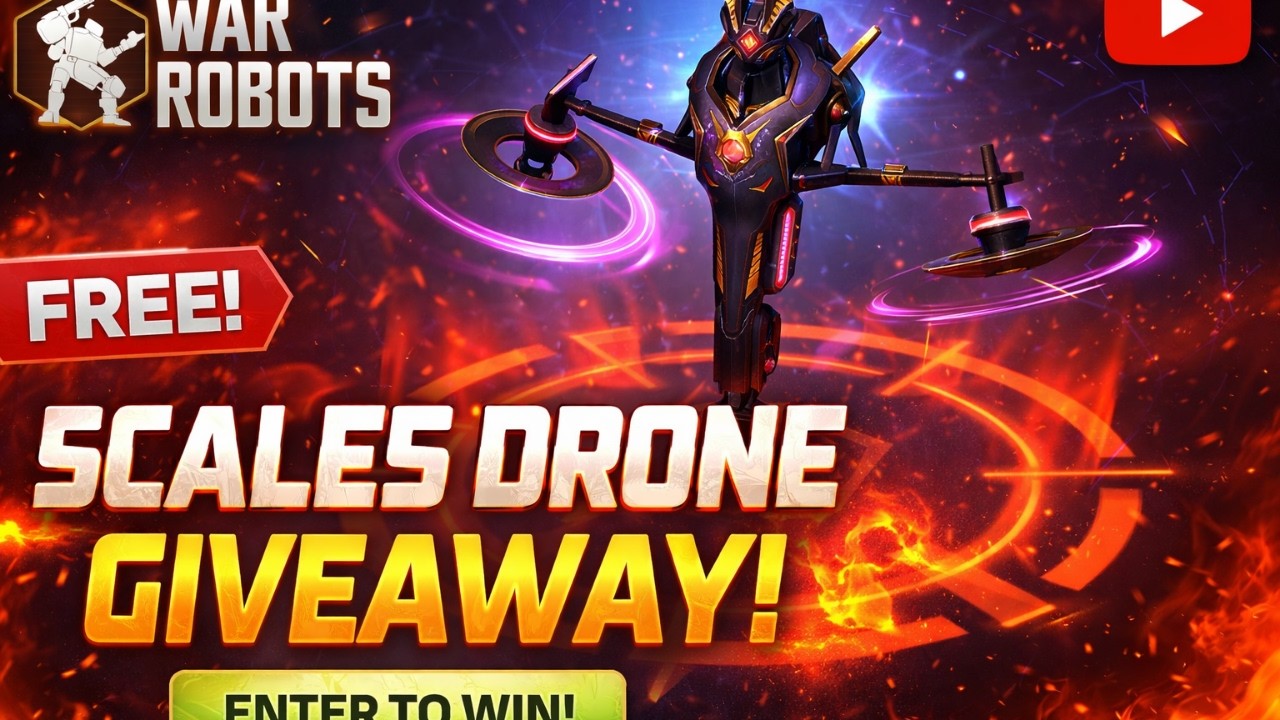 FREE Scales Drone Giveaway! 🔥 War Robots | Enter To Win