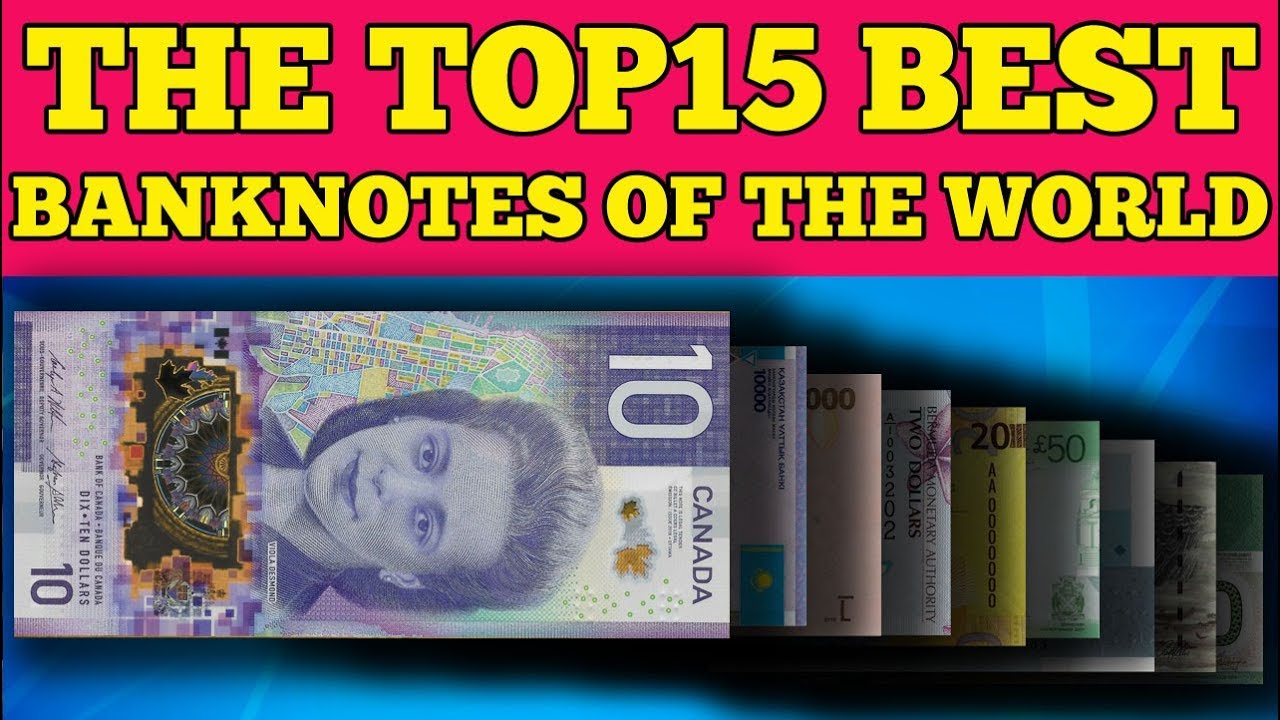 THE TOP15 BEST BANKNOTES OF THE WORLD FOR LAST 15 YEARS. IBNS banknote of the year.