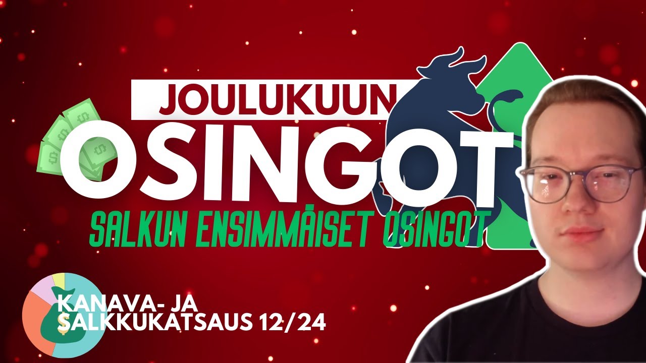 Osinkosalkun ensimmäiset osingot! - Salkkukatsaus 12/24