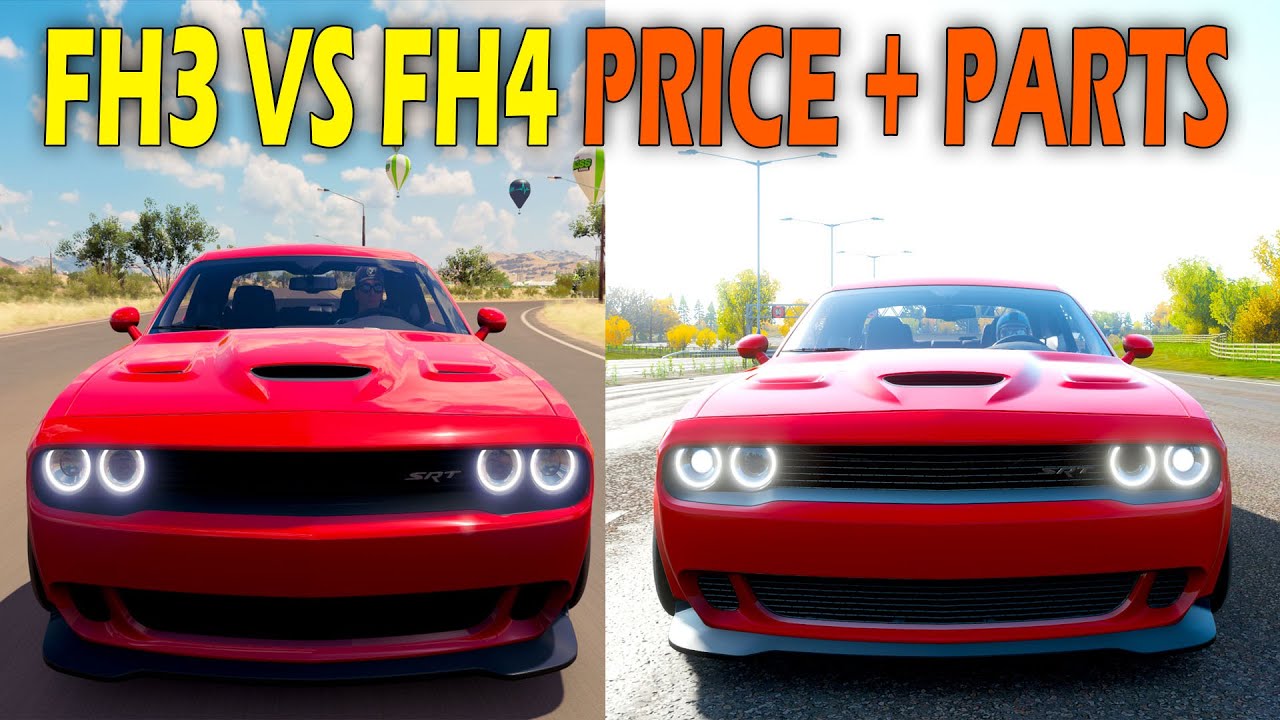 FORZA HORIZON 4 VS FORZA HORIZON 3  