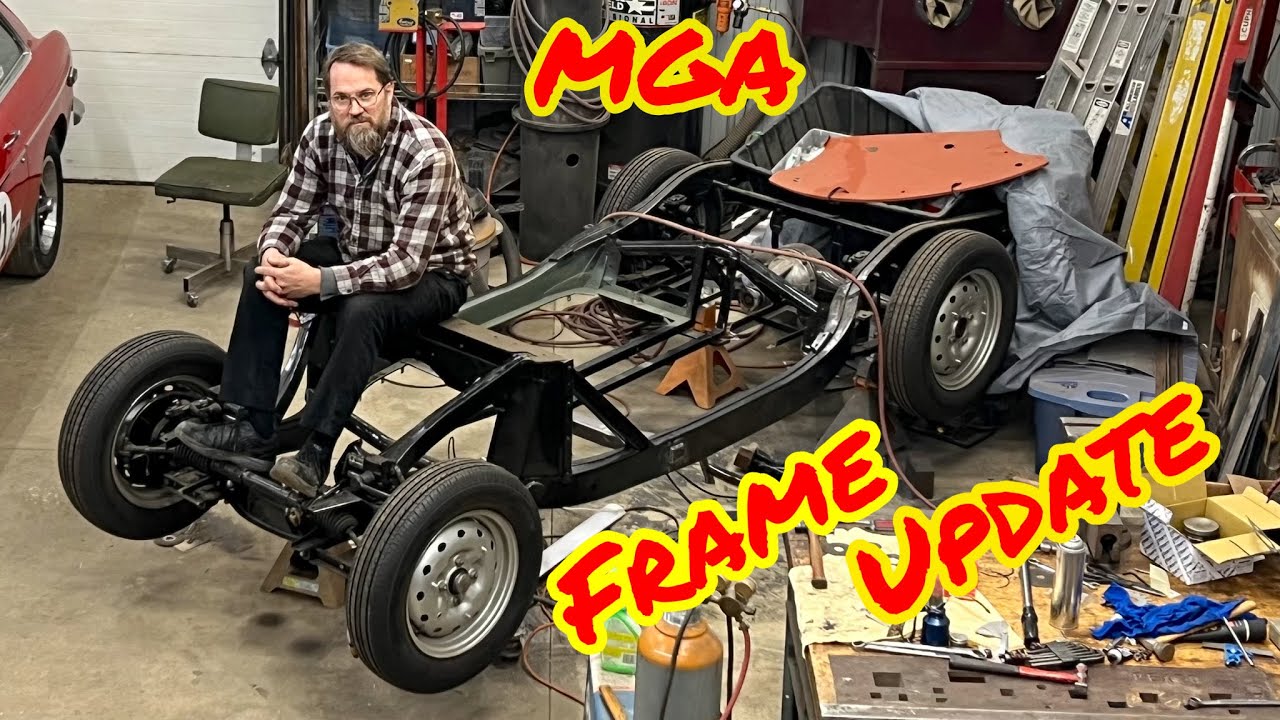 MGA MK2 chassis repair progress