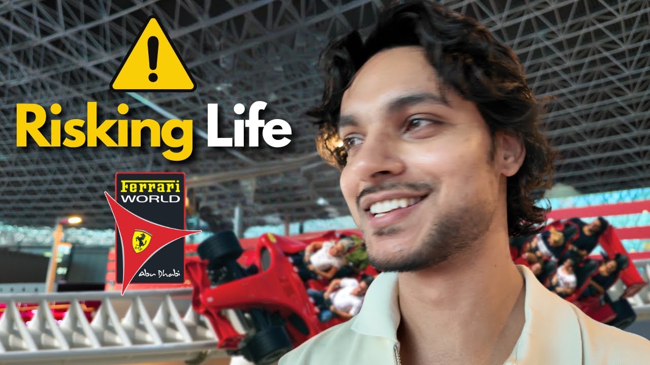 A Day in Ferrari World | World's Fastest Roller Coaster 🤯