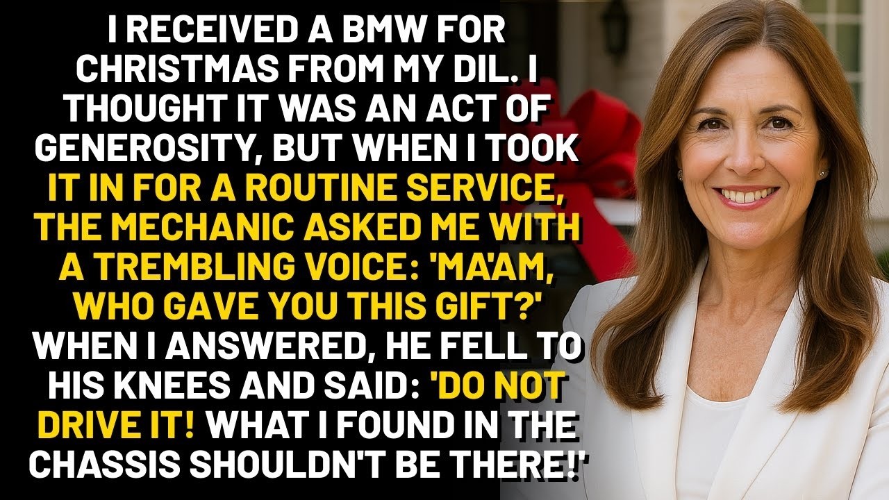 My mechanic felt something was off with my new BMW  When he uncovered what my DIL's did