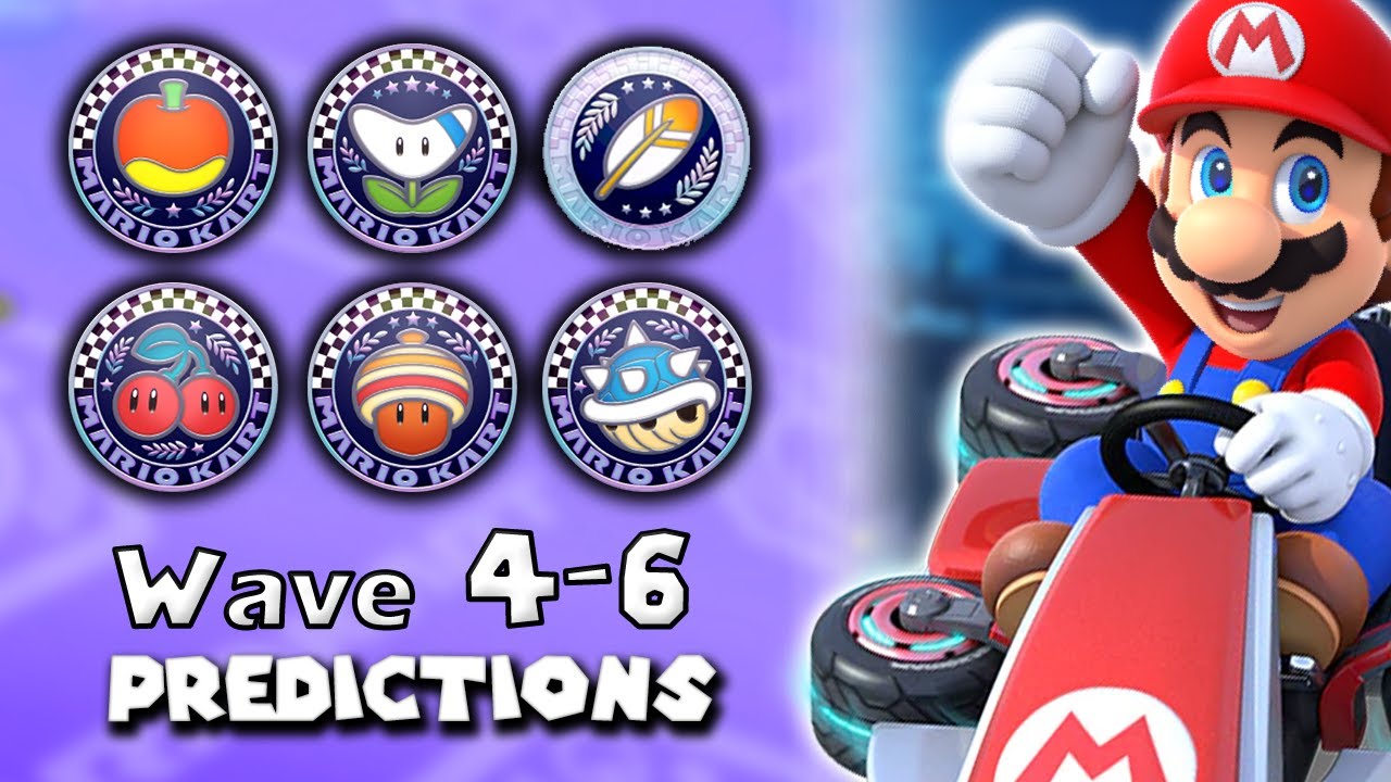 Прогнозирование 4-6-й волны Mario Kart 8 Deluxe Booster Course Pass
