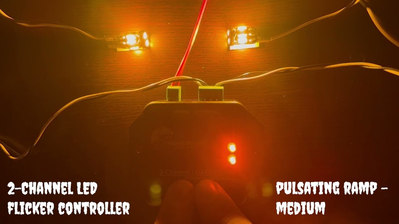 2 Channel LED Light Flicker Controller Demo