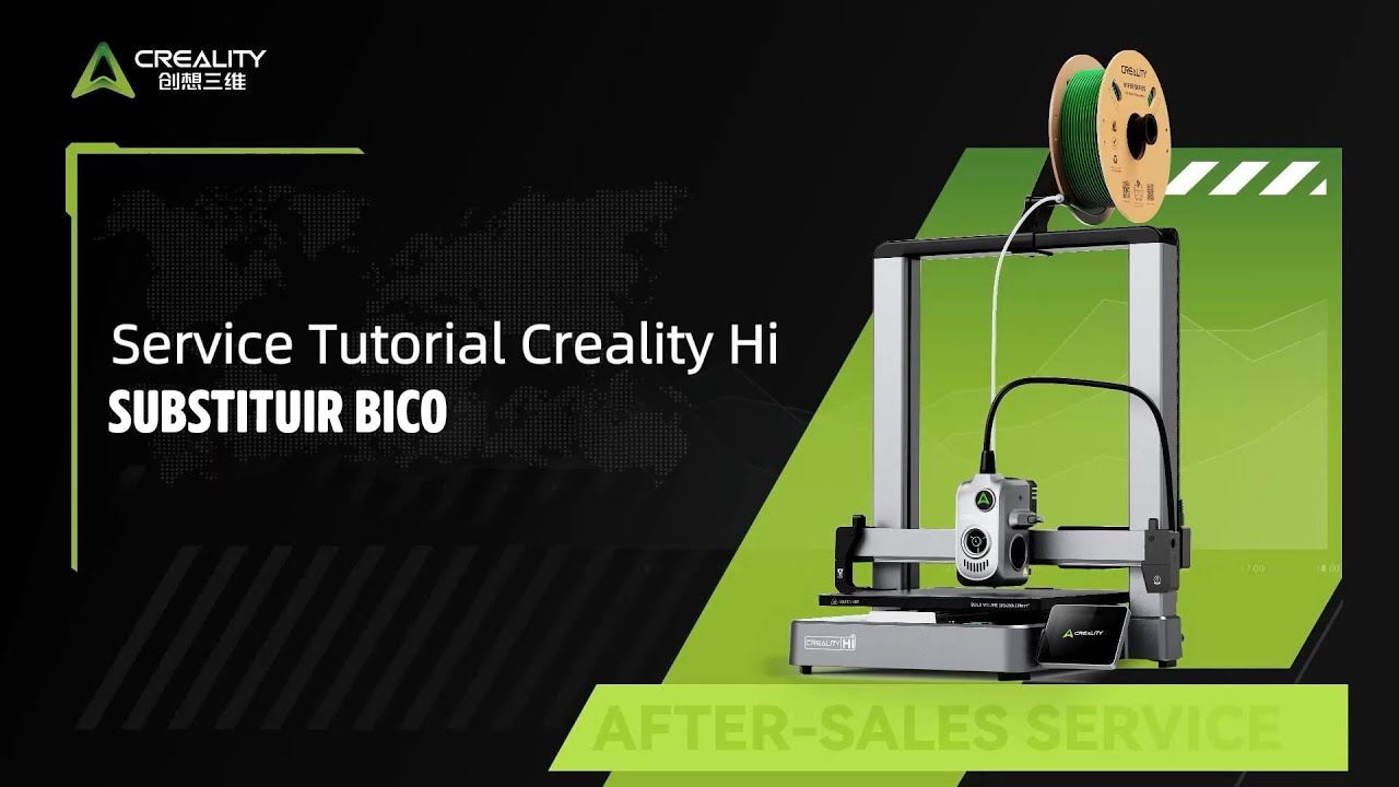 Substituir bico - Creality Hi Tutorial