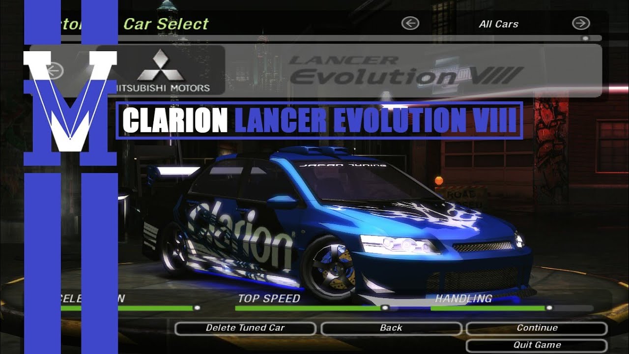 Need For Speed Underground 2: Clarion Lancer Evolution VIII | VM PLAYS