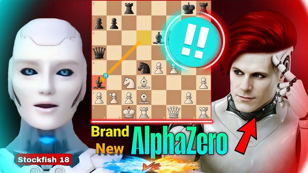 BRAND NEW ALPHAZERO Played Stockfish 18 Where He Brilliantly Sacrificed His Bishop | Chess Game