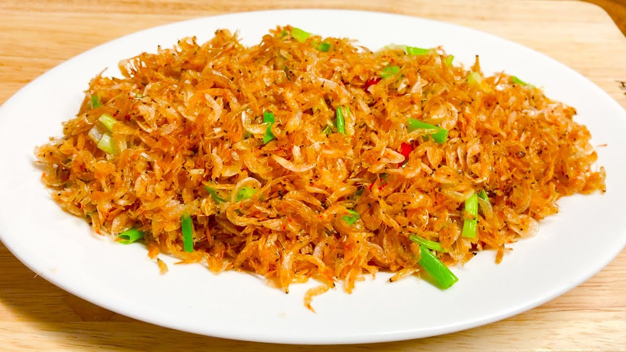 TÉP KHÔ RANG HÀNH giòn rụm thơm ngon đơn giản - Ẩm thực Việt