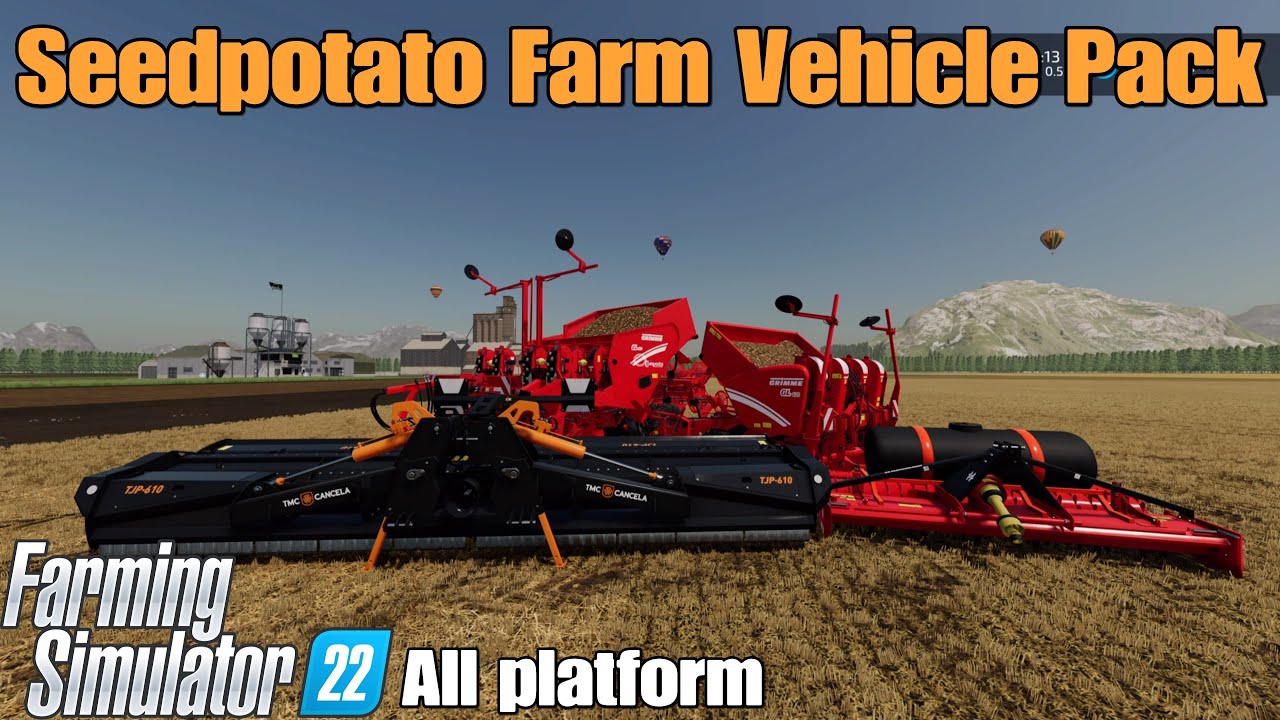 Seedpotato Farm Vehicle Pack / FS22 mod test for all platforms