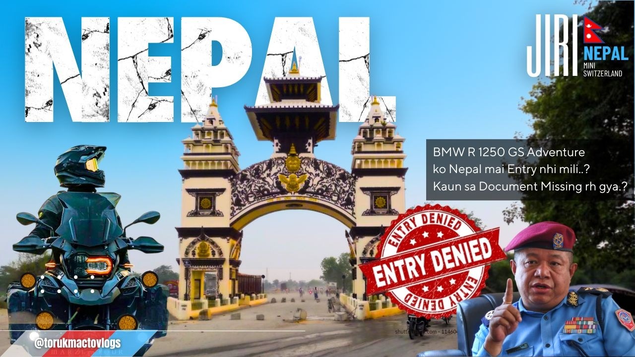 Border Permit Troubles & Nepal's Scenic Beauty on BMW R1250 GSA | India to Nepal | Ep 3