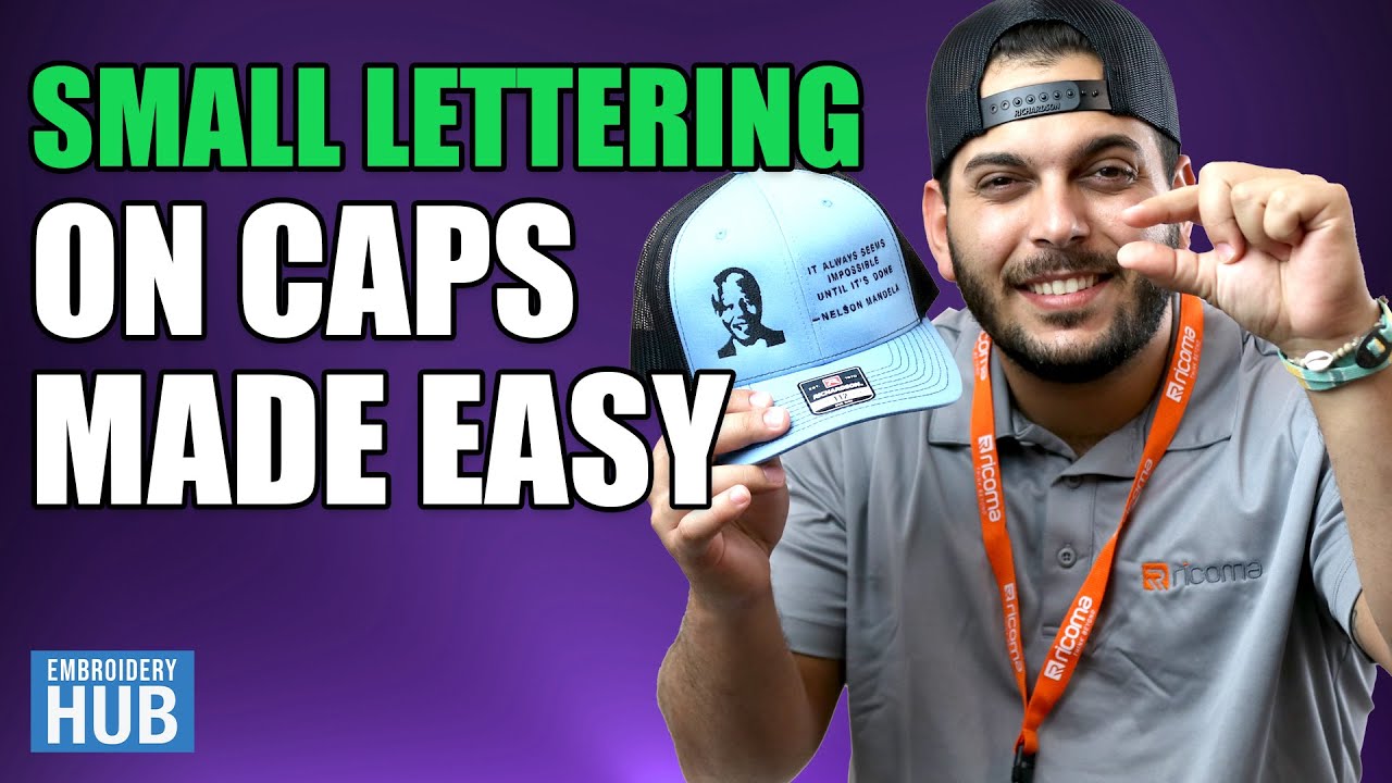 4 Tips to Master Small Letters on Caps | Digitizing & Embroidery