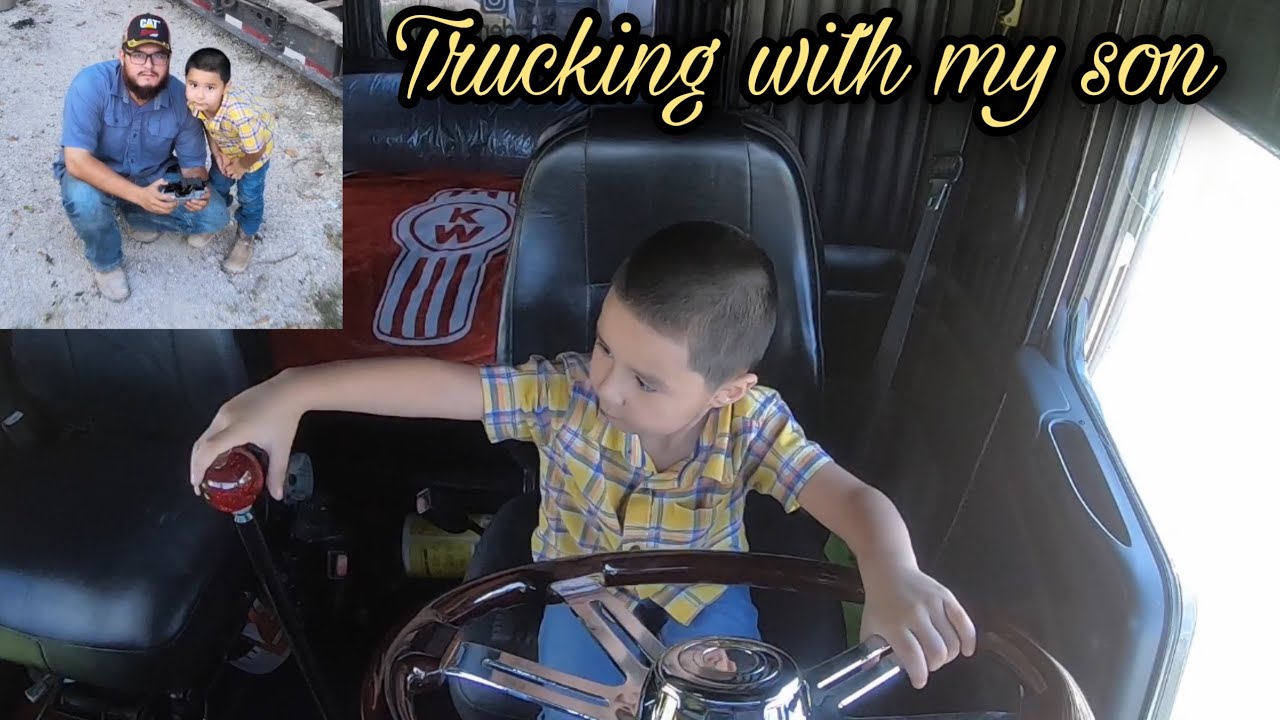 Taking my 4 year old son on a trucking adventure