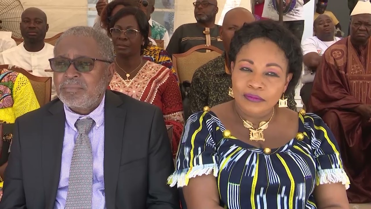 Inauguration du nouveau marché d'Ahougnassou dans la commune de Bouaké