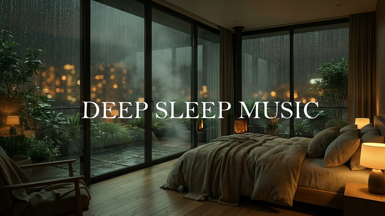 Fall Asleep Fast 🌧️ Relaxing Rain + Piano Deep Sleep Music