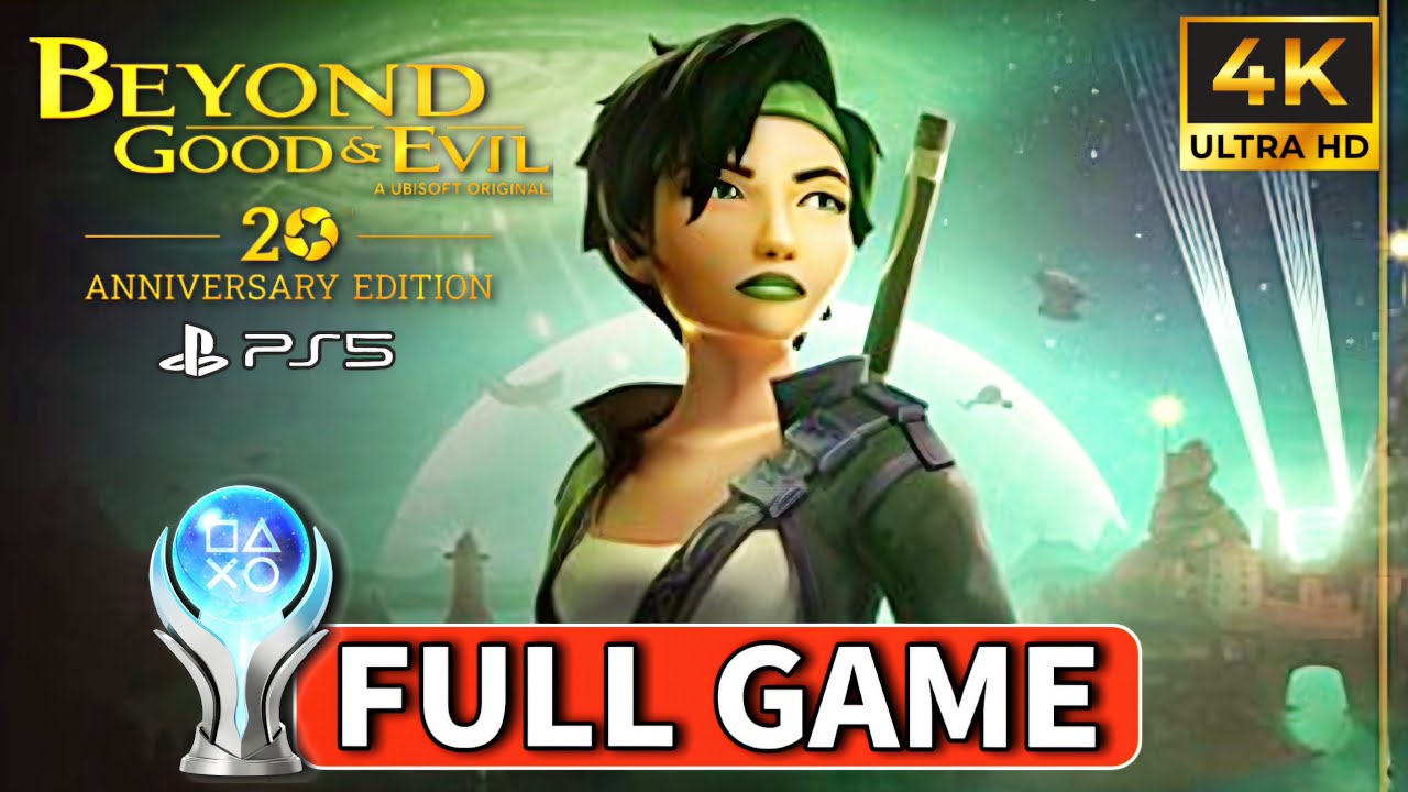 Beyond Good & Evil Gameplay Walkthrough (20th Anniversary Edition)FULL GAME 100% Platinum [4K60FPS]