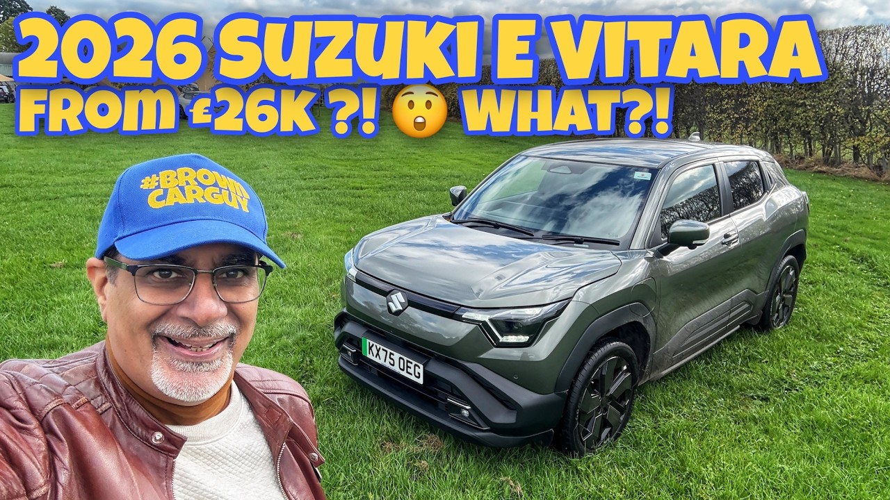 ОБЗОР Suzuki e-Vitara 2026 &ndash; Потрясающий электромобиль за 26 тыс. фунтов стерлингов, сделанный в ...