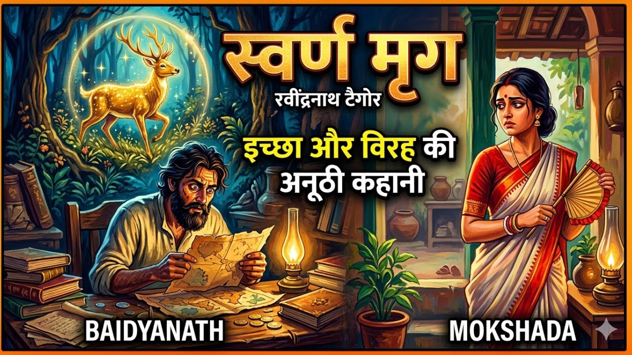 स्वर्ण मृग | Rabindranath Tagore की प्रसिद्ध कहानी | लालच और माया की सीख | Hindi Story
