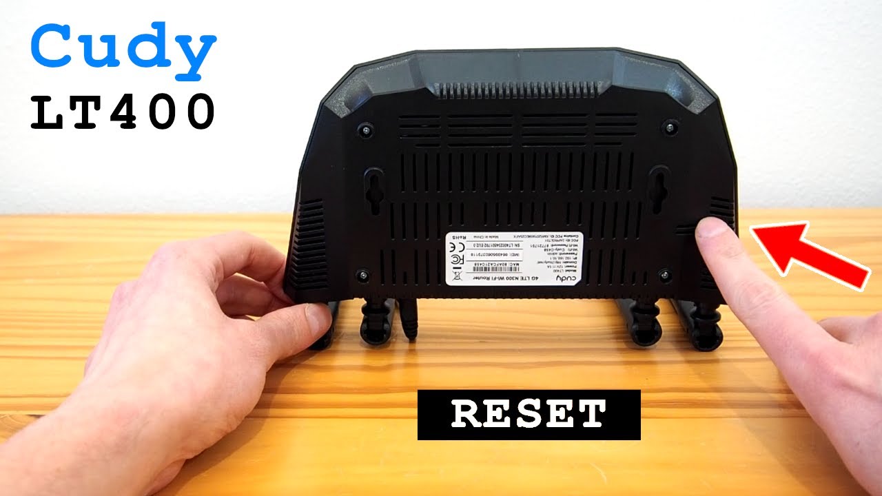 Cudy LT400 4G Router Wi-Fi &bull; Factory reset