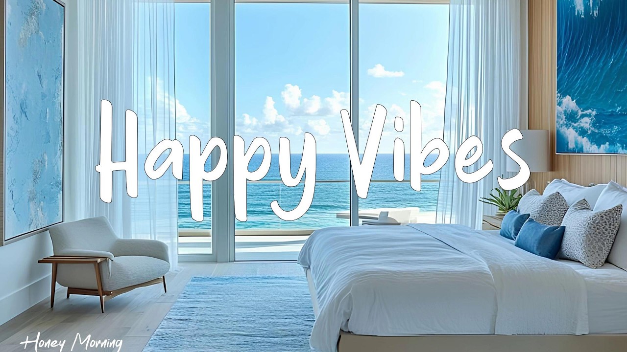 Happy Vibes      🌿Feel-Good Morning Music for Work, Study, and Relaxation | Honey Morning