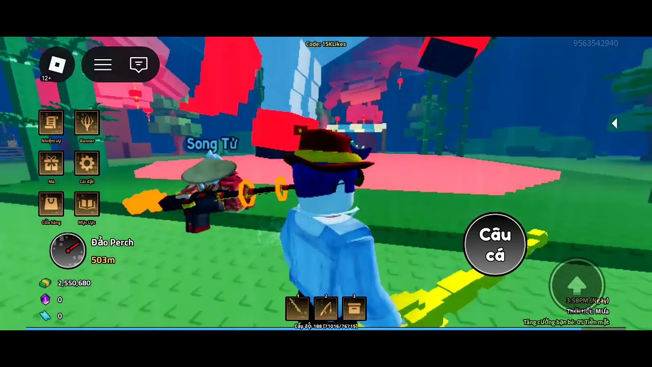 Câu cá vạn cân Roblox P2