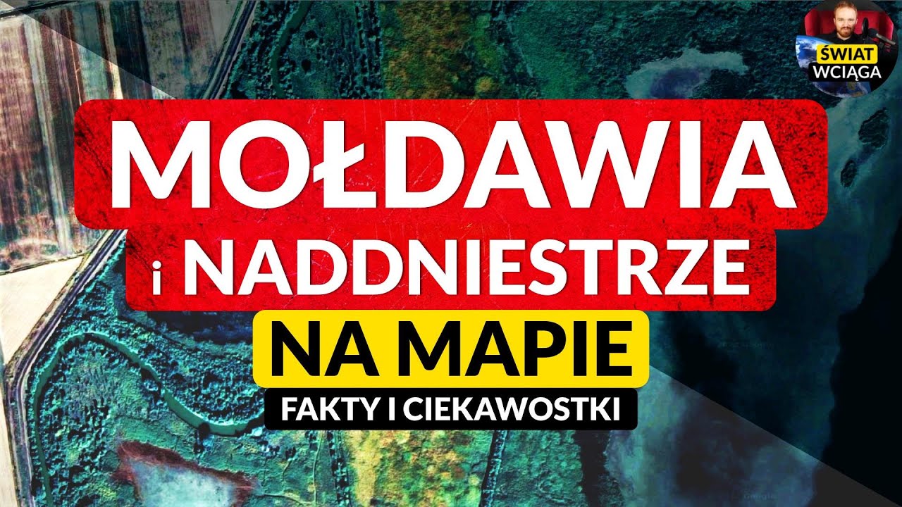 MOŁDAWIA i NADDNIESTRZE na MAPIE ◀🌎 Geografia Mołdawii
