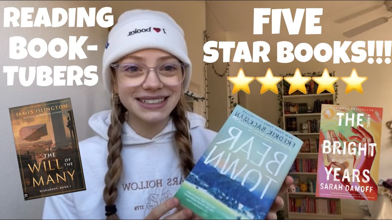 reading my favorite booktubers 5 STARS BOOKS!!! ⭐️