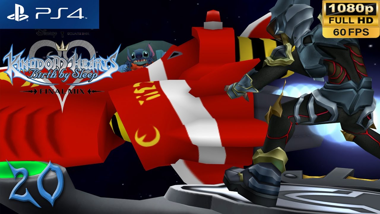 [PS4 1080p 60fps] Kingdom Hearts Birth by Sleep Walkthrough 20 Deep Space (Ventus)