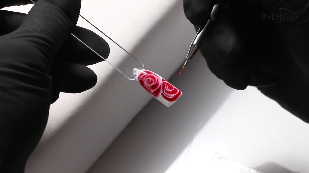 Jak zrobić róże na mokro🌹 :: NailArt TUTORIAL :: How to make Sharm Effect Roses