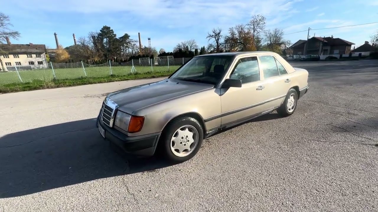 Mercedes Benz 200D W124 POV Drive 1986