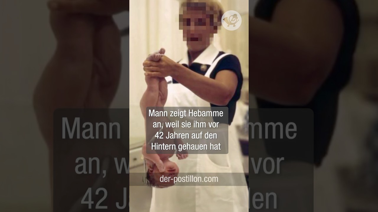 Mann zeigt Hebamme an, weil sie ihm vor 42 Jahren auf den Hintern gehauen hat