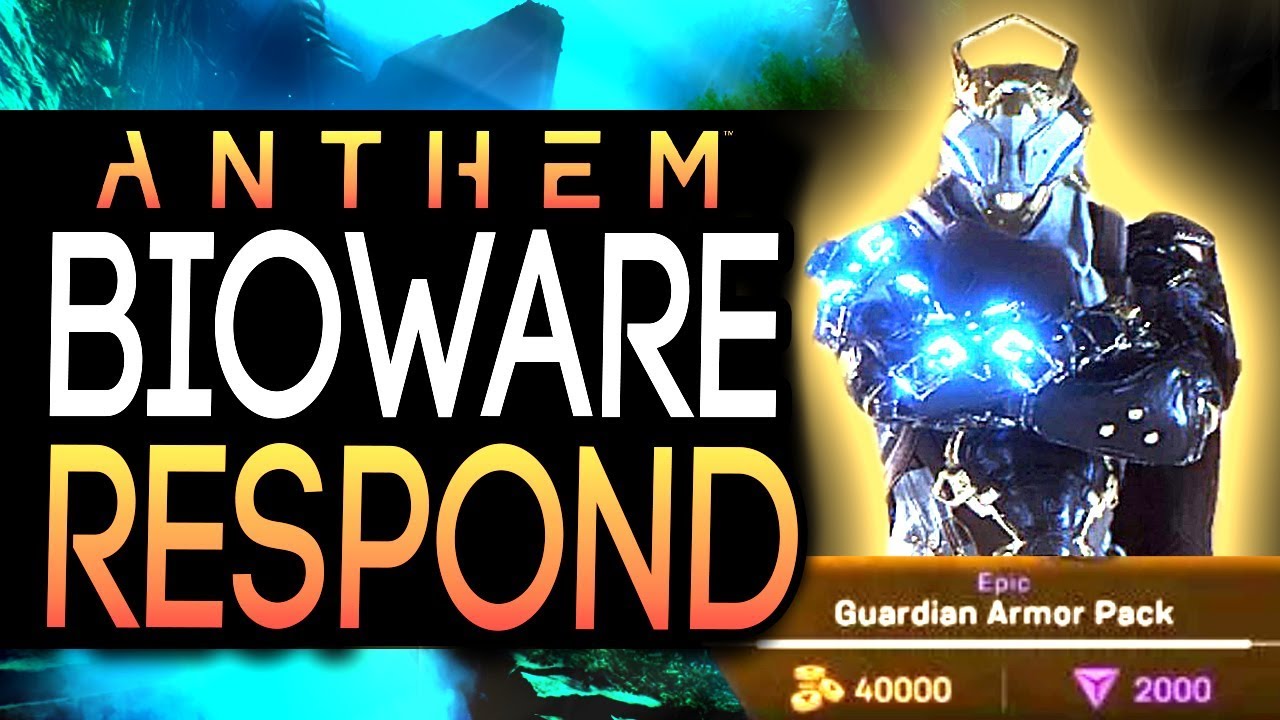 Anthem | Bioware RESPOND TO Controversial Microtransactions And Release Schedule Concerns