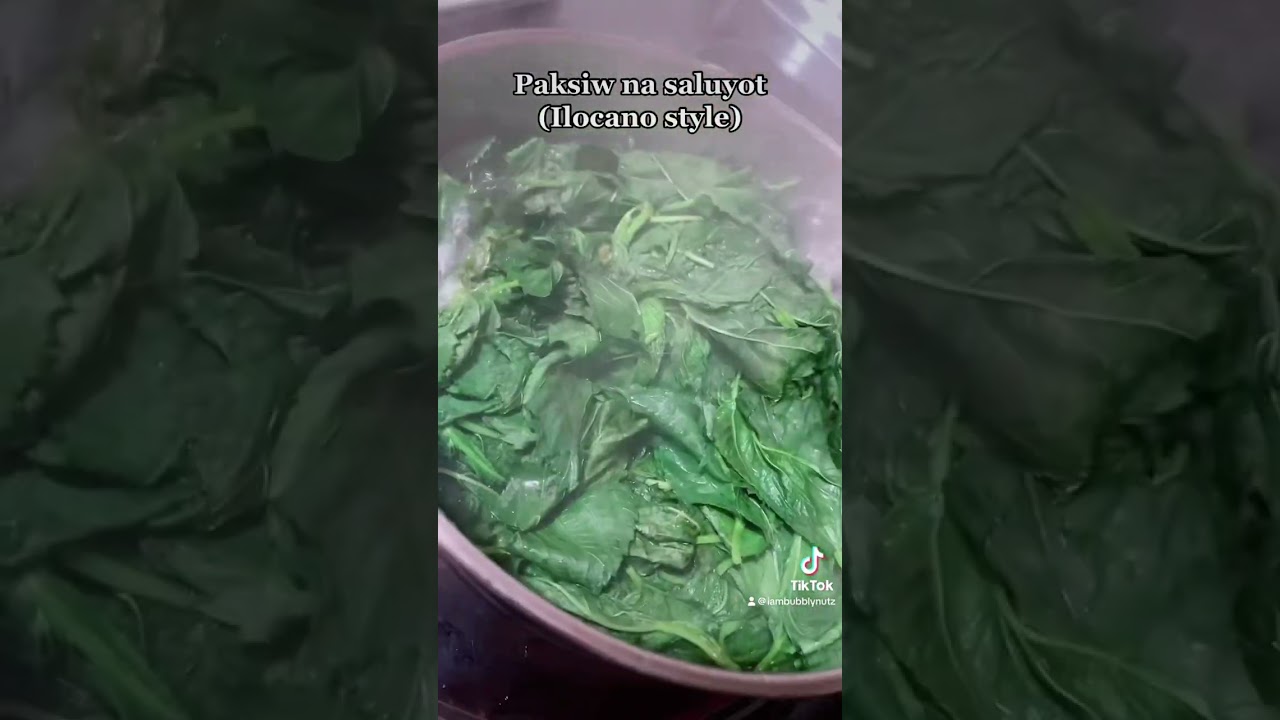 Paksiw na Saluyot (Ilocano style) jute leaves in vinegar |pinoy dish