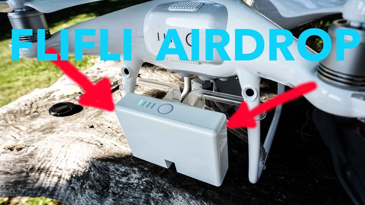 Sganciare oggetti dal Phantom tramite un radiocomando: FLIFLI Airdrop