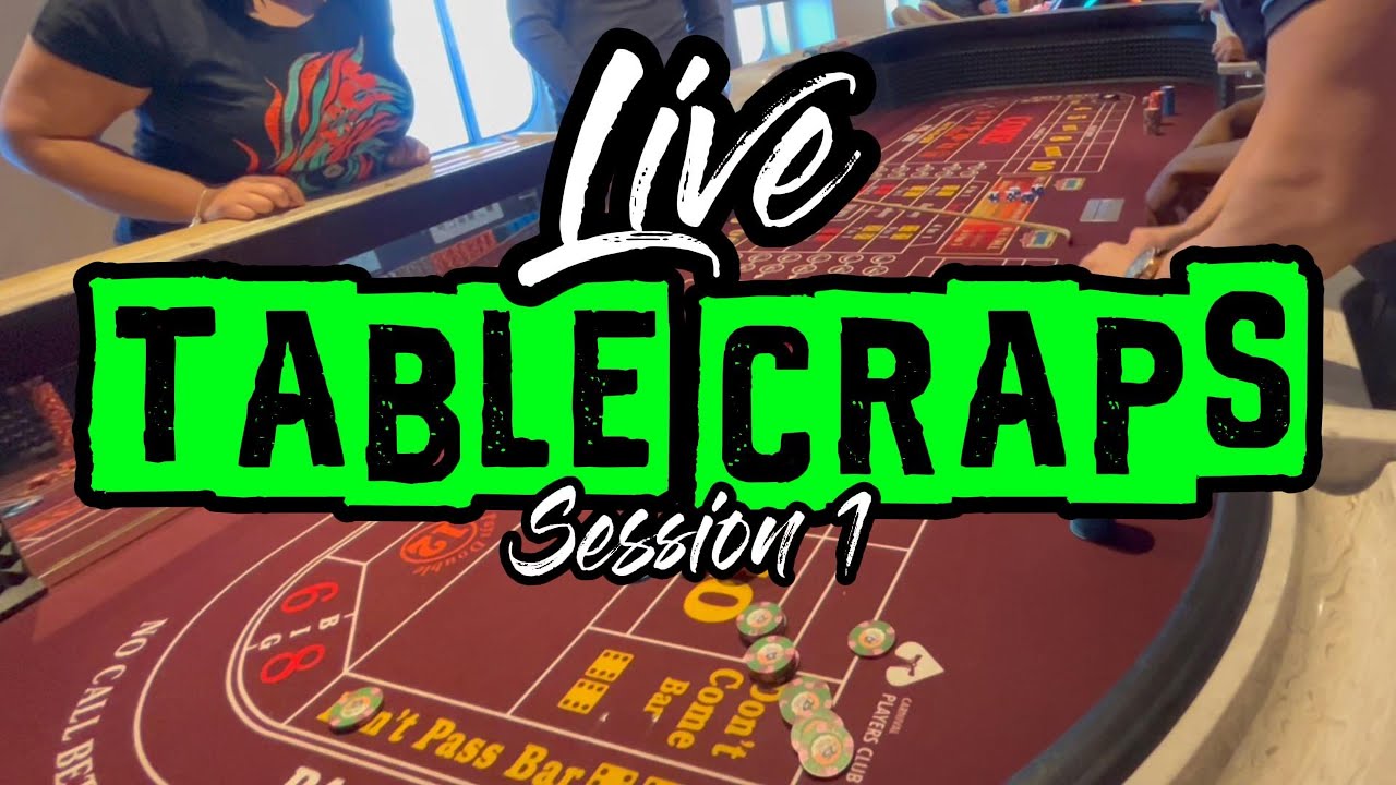 Live Table Craps on a Carnival Legend Cruise Ship Session 1