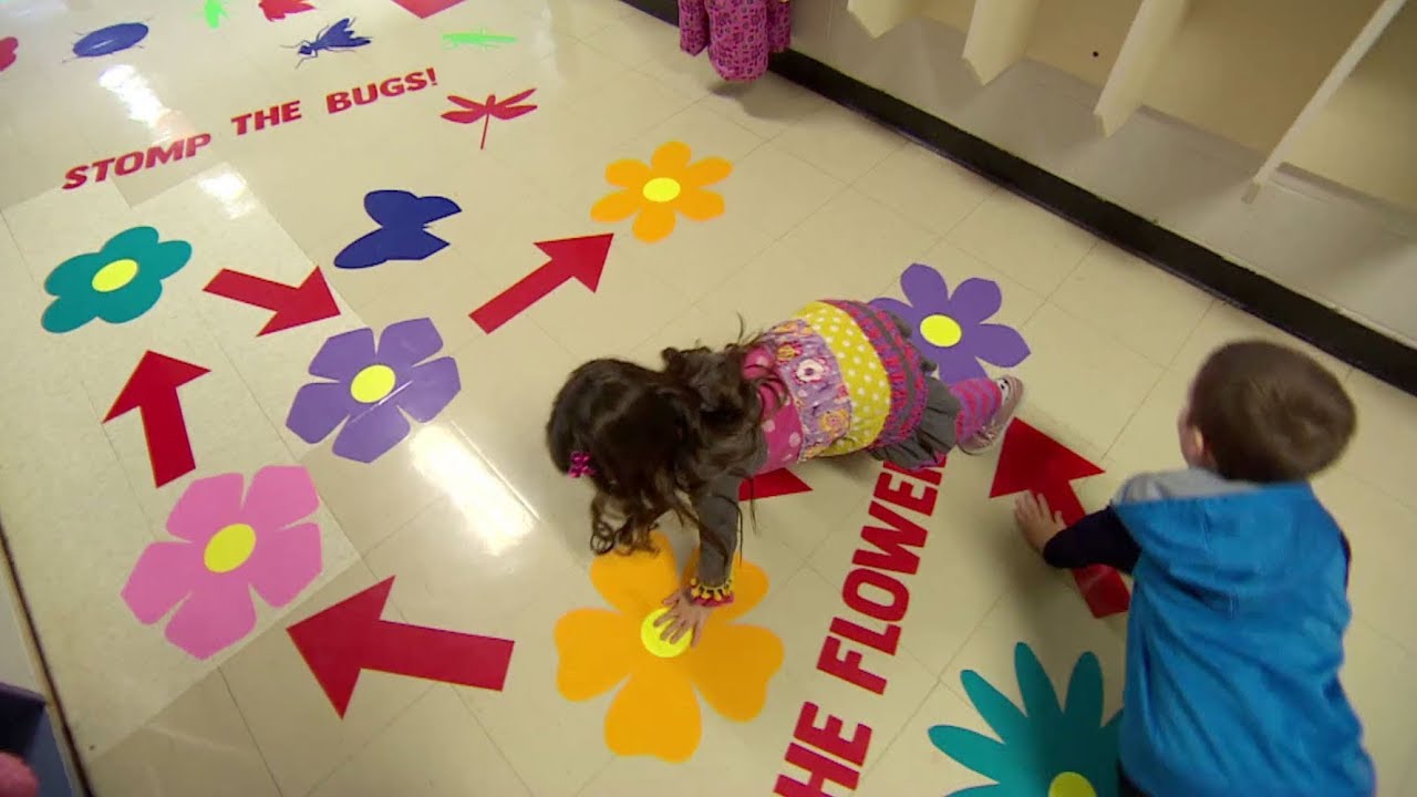 School helps fidgety kids with exercise in its sensory hallway