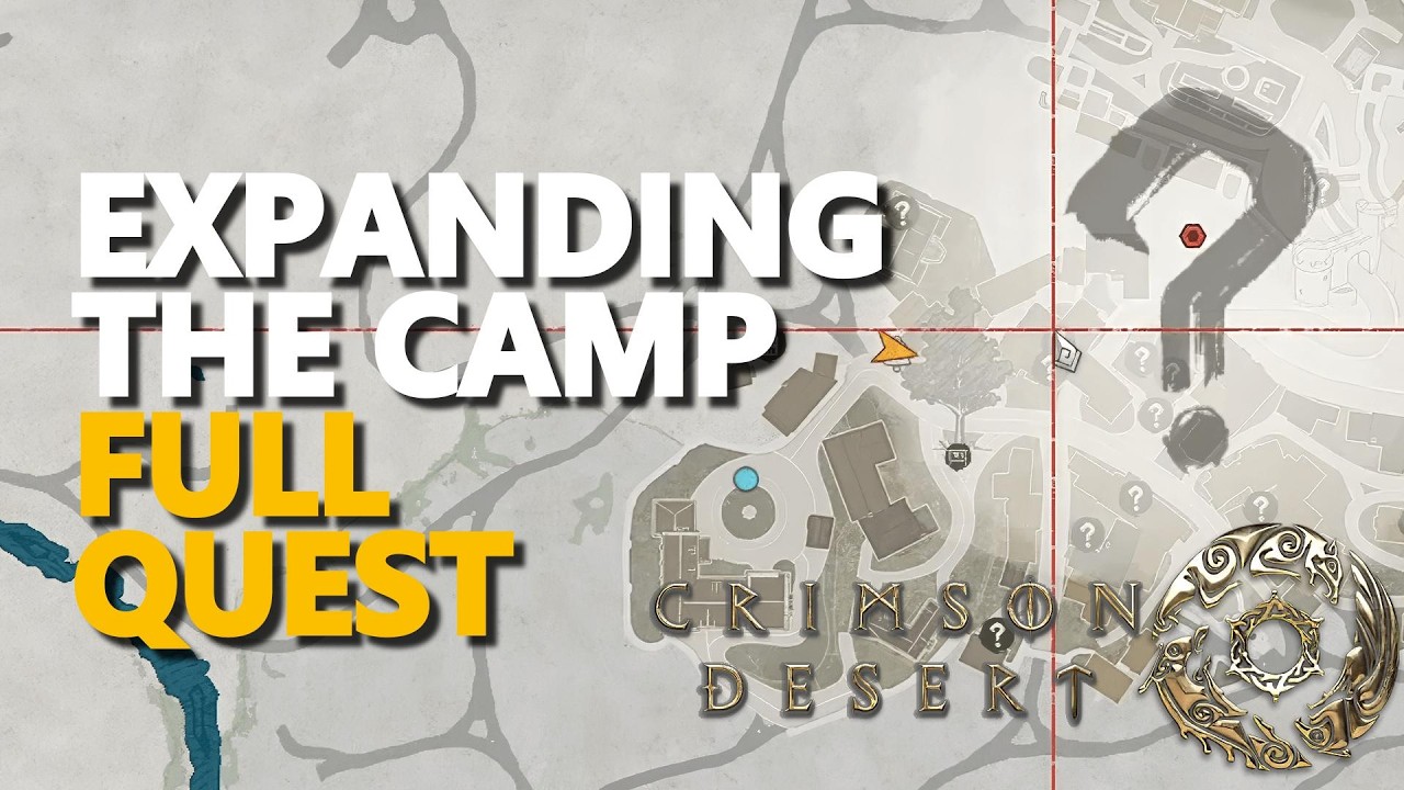 Expanding the Camp FULL QUEST Crimson Desert