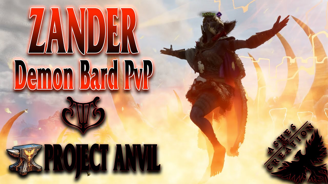 Ashes of Creation BARD PVP - ZANDER | Project Anvil | One Shot Beam Build