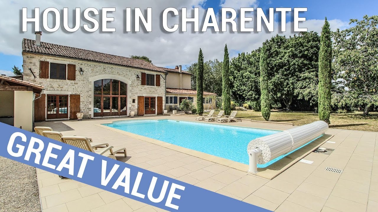 Beautiful stone house with heated swimming pool for sale in Charente - Ref.: 103486EED16